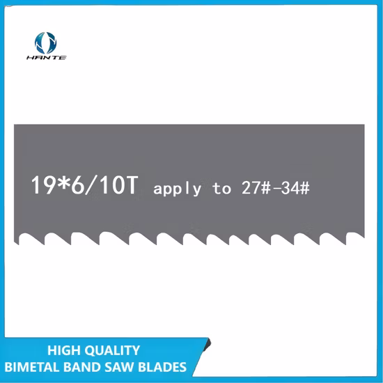 Excellent Stainless Steel Cutting Tool Saw Blade Bimetal Bandsaw Blade for Metalsworking