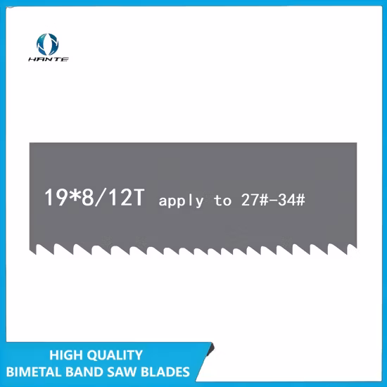 Hoja de sierra de cinta bimetálica excelente de la hoja de sierra de la herramienta de corte del acero inoxidable para trabajar metales