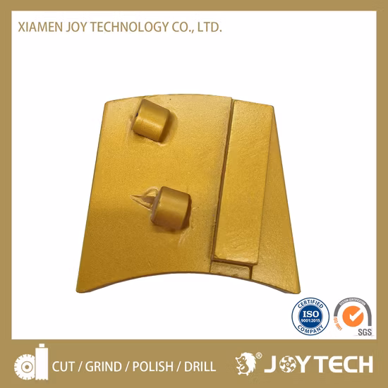 Joy Tech Herramienta de corte de diamante Muela abrasiva para piso de concreto Herramientas abrasivas Sistema de cambio rápido Segmento de doble barra Herramientas de corte de diamante (JOY